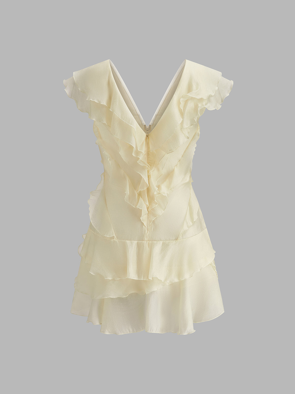 Floral Chiffon Dress No Belt Included