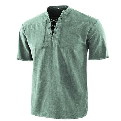 Casual Short Sleeve Mens Shirt with Comfort Fit - Nocini