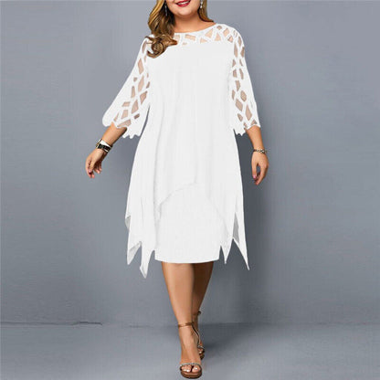 Beautiful Plus Size Midi Dress for Women