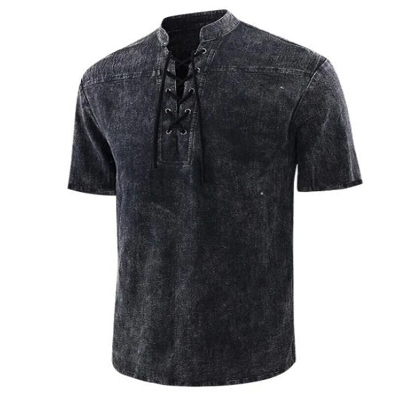 Casual Short Sleeve Mens Shirt with Comfort Fit