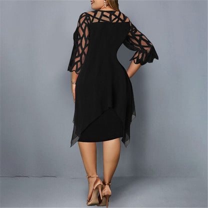 Beautiful Plus Size Midi Dress for Women
