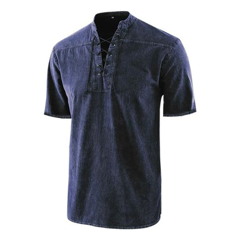 Casual Short Sleeve Mens Shirt with Comfort Fit
