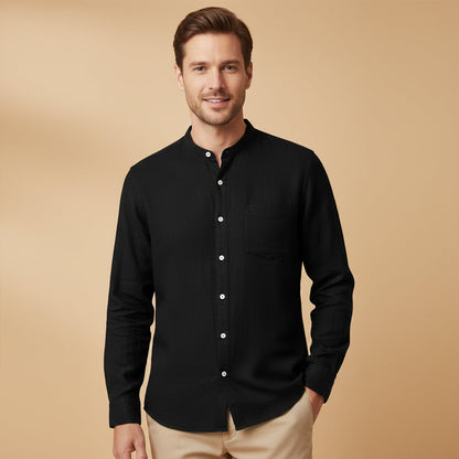 Classic Casual Long Sleeve Men's Shirt