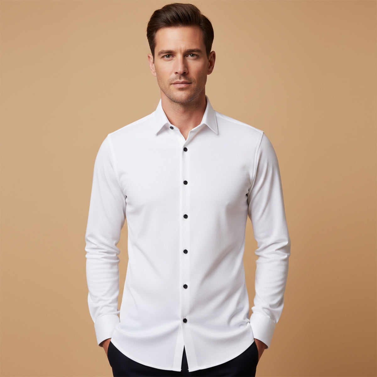 Stylish Men's Formal Dress Button Shirt