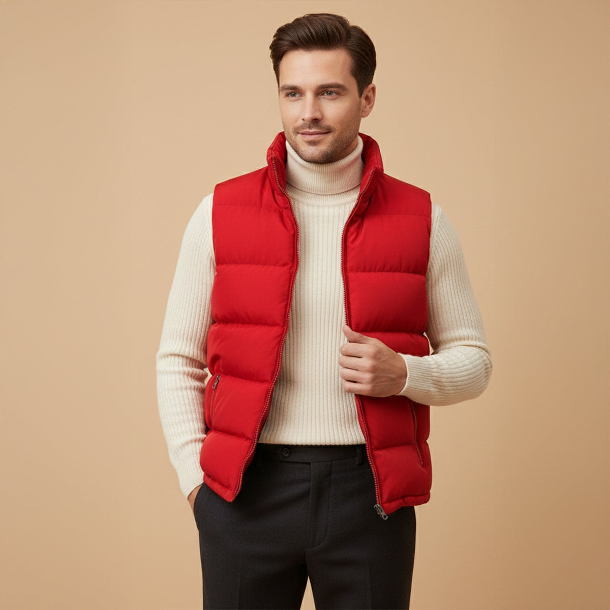Warm Insulated Mens Padded Gilet Jacket