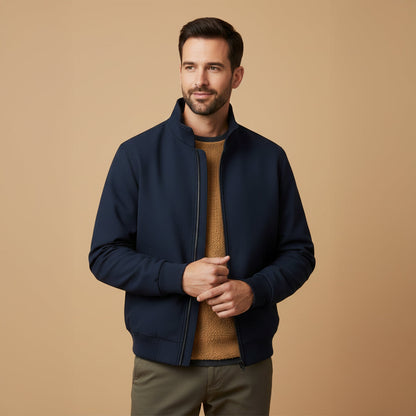 Waterproof Men's Fleece Jacket - Lightweight Windbreaker Coat