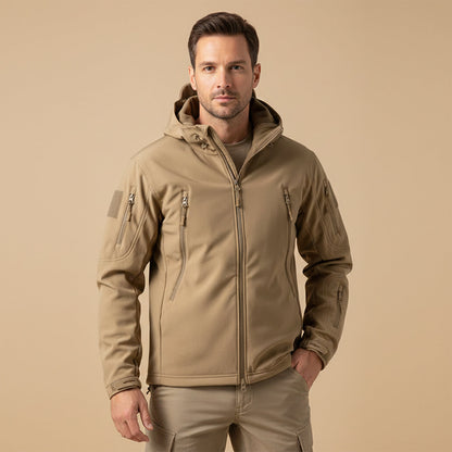 Waterproof Men's Outdoor Tactical Parka with Hood