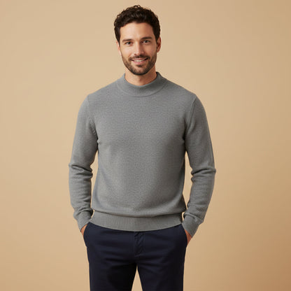 Classic Men's Simple Crew Neck Knit Sweater