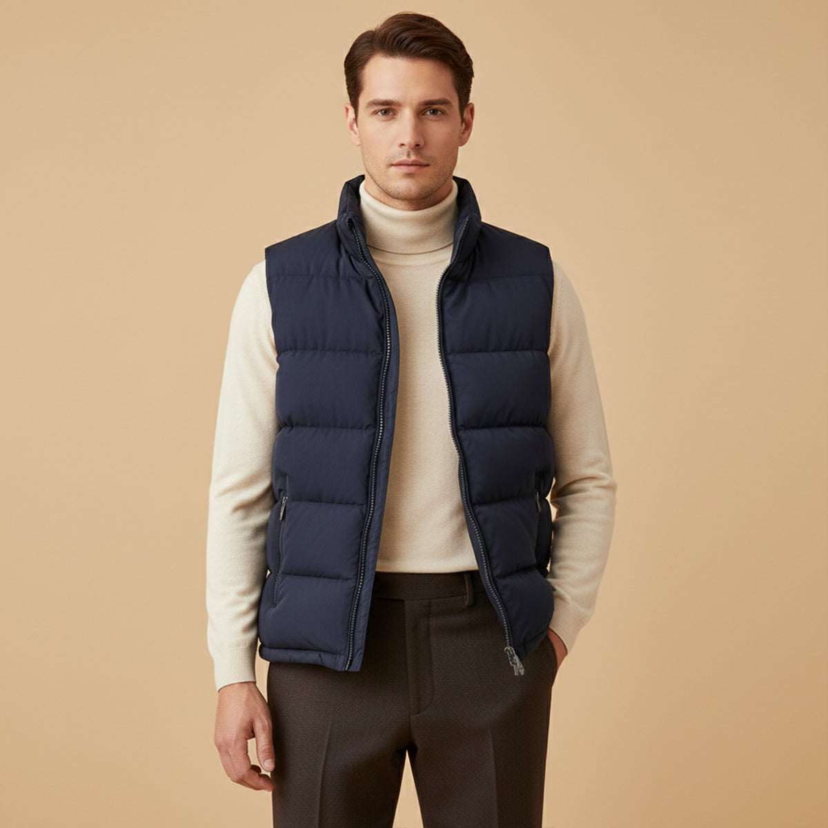 Warm Insulated Mens Padded Gilet Jacket