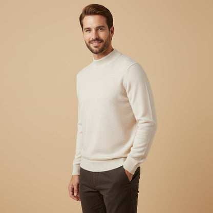 Classic Men's Simple Crew Neck Knit Sweater