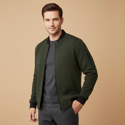 Classic Padded Zipper Jacket