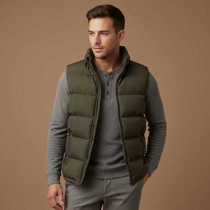 Warm Insulated Mens Padded Gilet Jacket