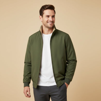 Waterproof Men's Fleece Jacket - Lightweight Windbreaker Coat