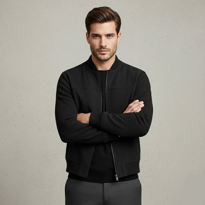 Luxury Mens Suede Leather Autumn Jacket