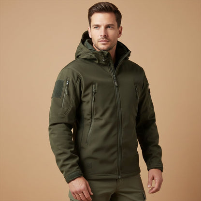 Waterproof Men's Outdoor Tactical Parka with Hood