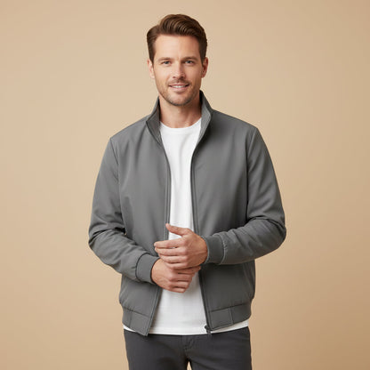 Waterproof Men's Fleece Jacket - Lightweight Windbreaker Coat