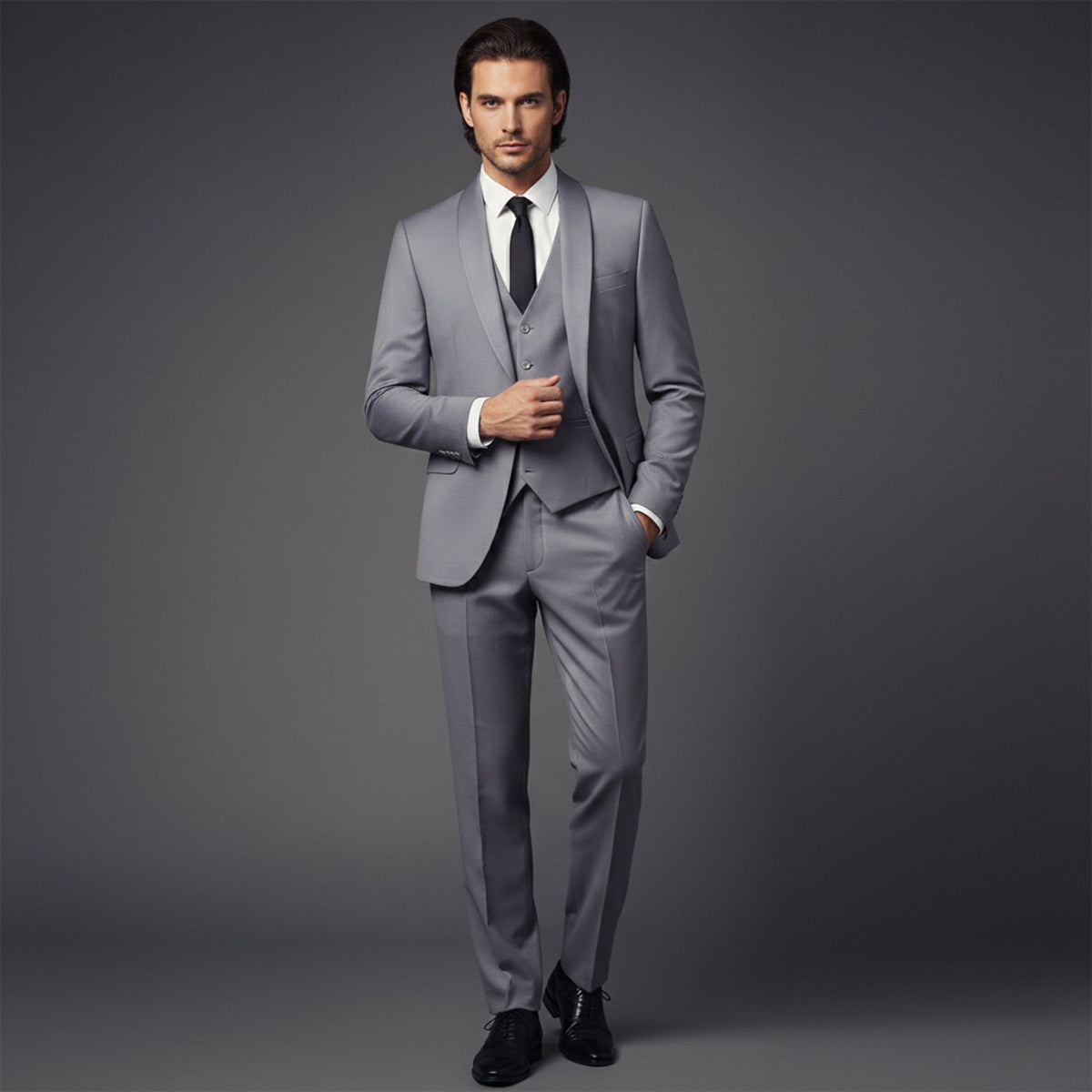 Classic Men's 3 Piece Slim Fit Tuxedo Suit