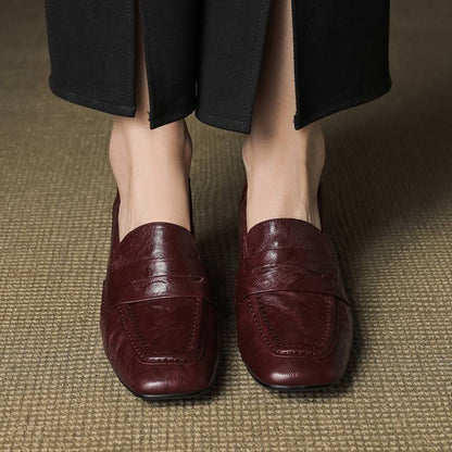 Image of Sadie | Women's Slip-On Block Heel Loafers