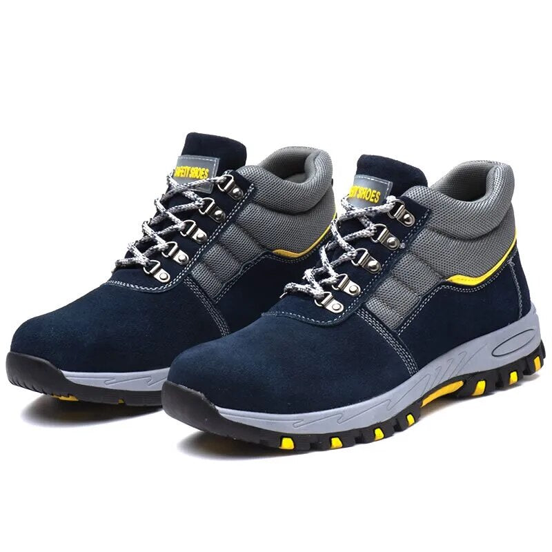 Durable Waterproof Work Boots with Steel Toe Protection - Pexav