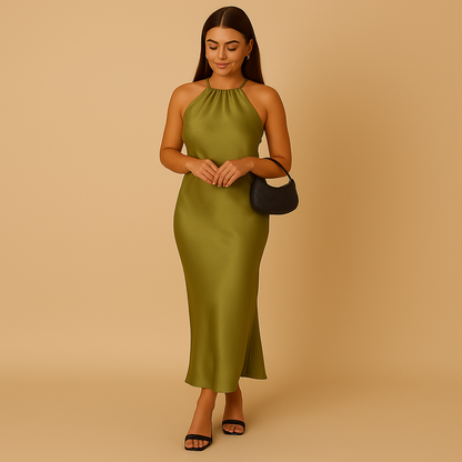 Luxurious Long Sleeve Wrap Dress for Women - Nocini