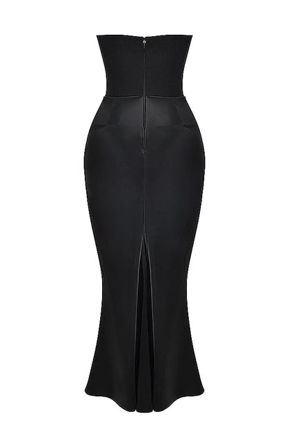 Elegant Black Formal Evening Dress