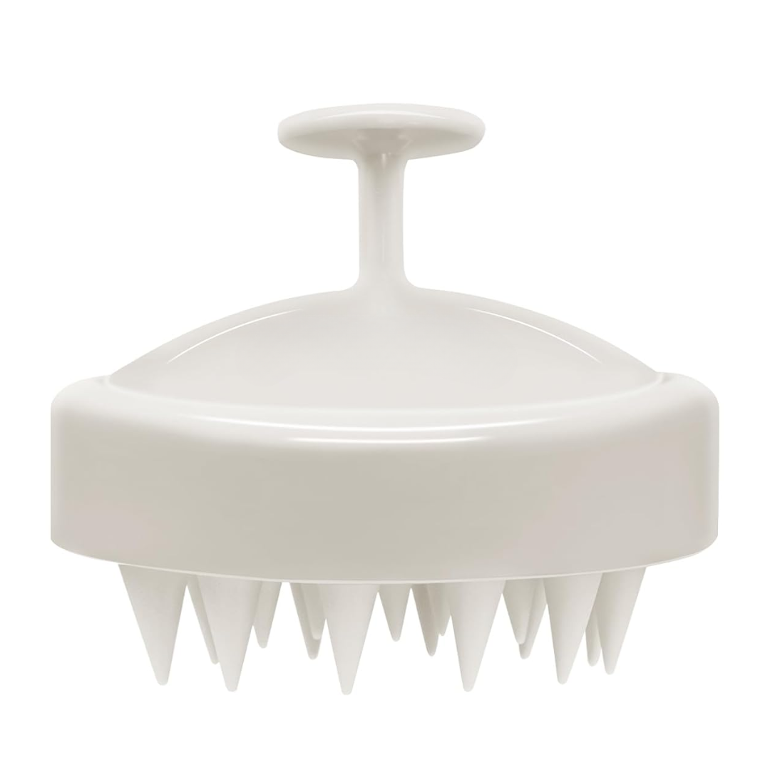 Scalp Massager & Hair Growth Brush-Beige-Nora Luxe