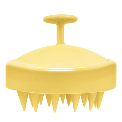 Scalp Massager & Hair Growth Brush-Yellow-Nora Luxe