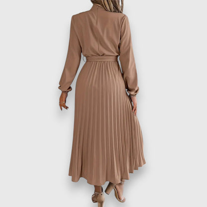 Chic Ruffled Knee Length Dress