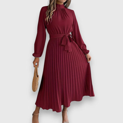 Chic Ruffled Knee Length Dress