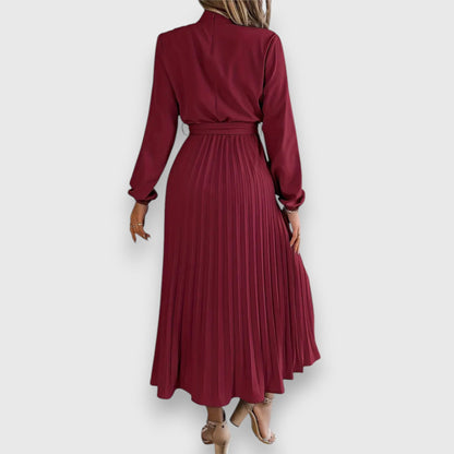 Chic Ruffled Knee Length Dress