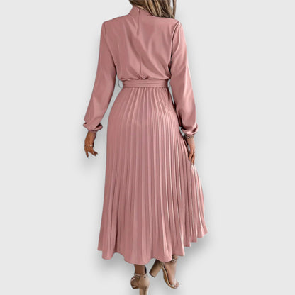Chic Ruffled Knee Length Dress