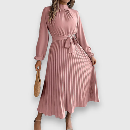 Chic Ruffled Knee Length Dress