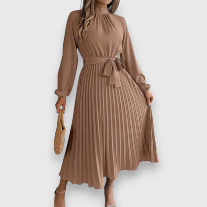 Chic Ruffled Knee Length Dress