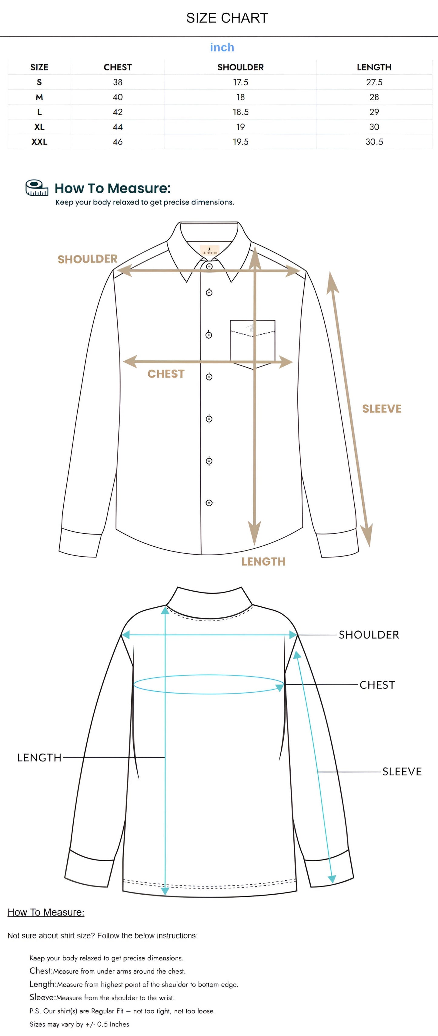 Men's Casual Short Sleeve Work Shirt