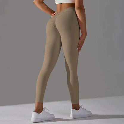 High Waist Compression Yoga Leggings for Women