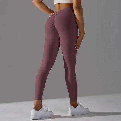 High Waist Compression Yoga Leggings for Women