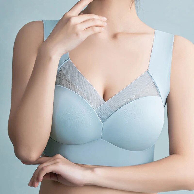 Seamless Bra for Ultimate Comfort - EaseFit-Dark blue-L (88–121 lbs)-Nora Luxe