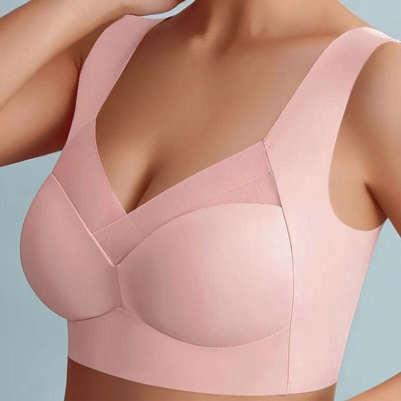 Seamless Bra for Ultimate Comfort - EaseFit-Pink-L (88–121 lbs)-Nora Luxe