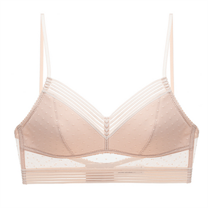 Seamless bralette bra with V-neck – buy 1, get 1 free – Clara-Beige-S-Nora Luxe