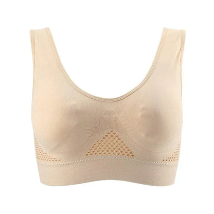 Seamless Comfort Bra – Elina-Beige-S-The Livary
