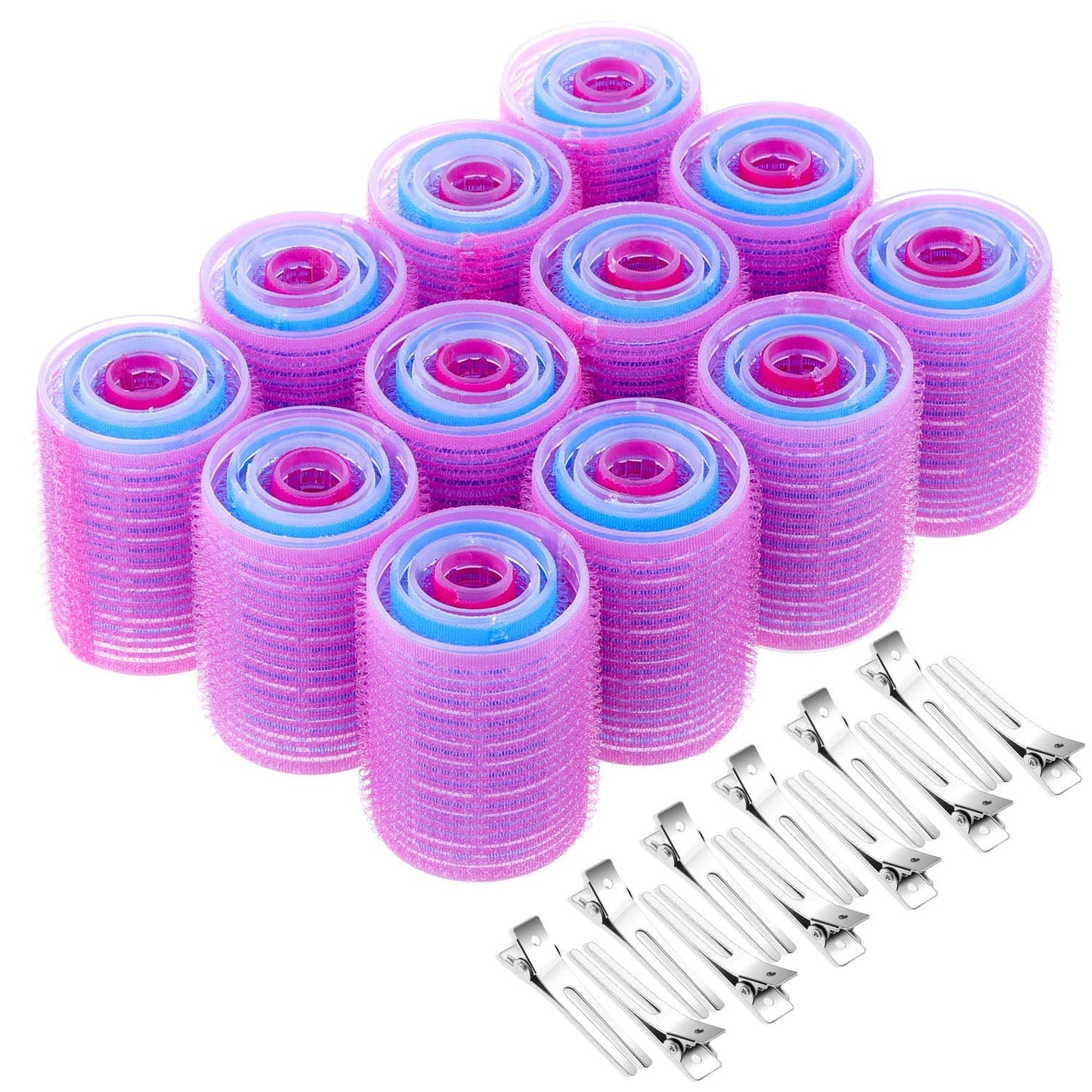 Easy Use Hair Curler Set – Colorful Rollers Pins - Pexav