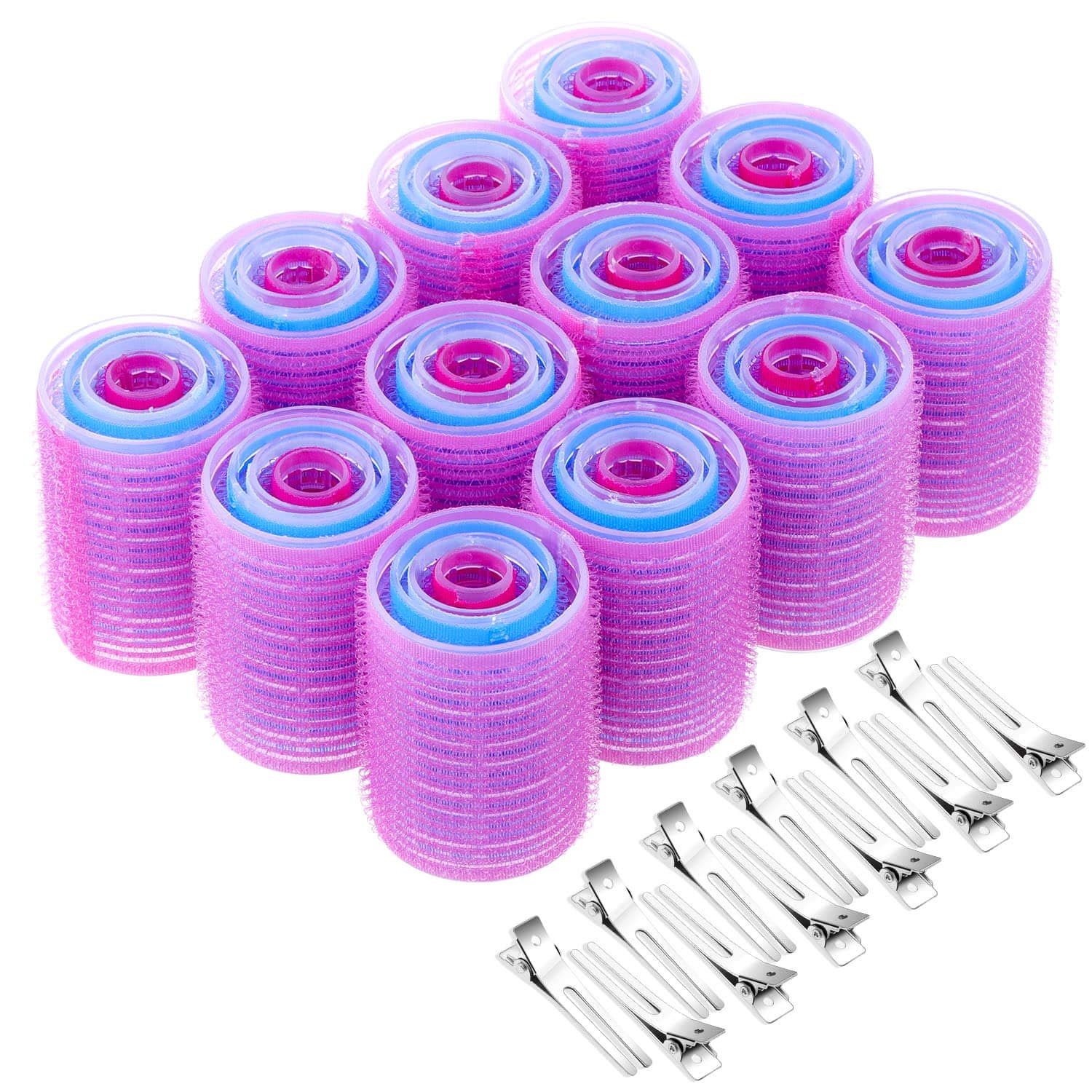 Easy Use Hair Curler Set – Colorful Rollers Pins - Pexav