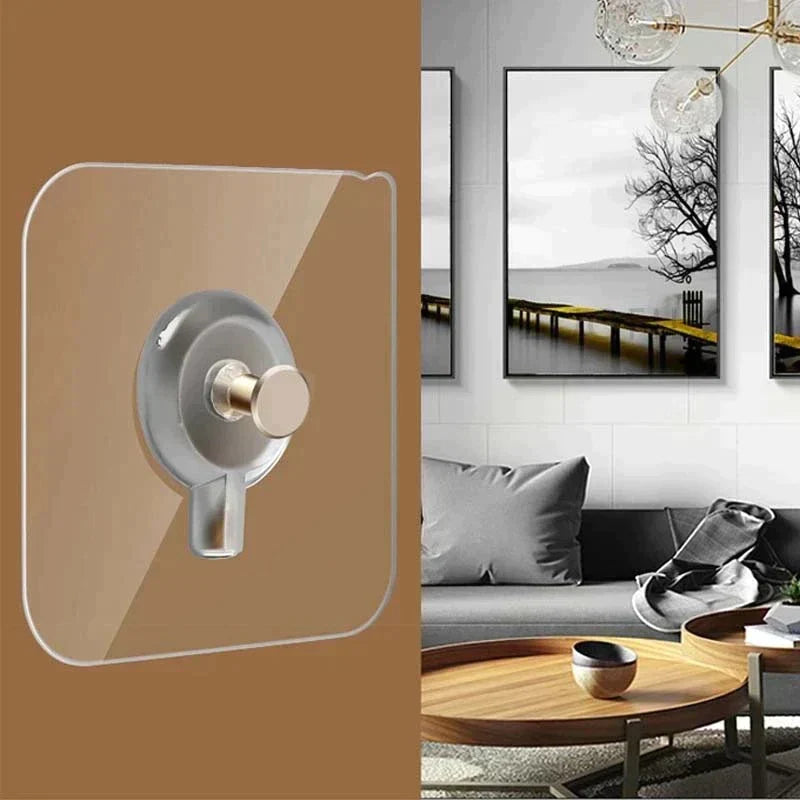 Self-Adhesive Wall Hooks - EasyStick-20 pieces-Nora Luxe