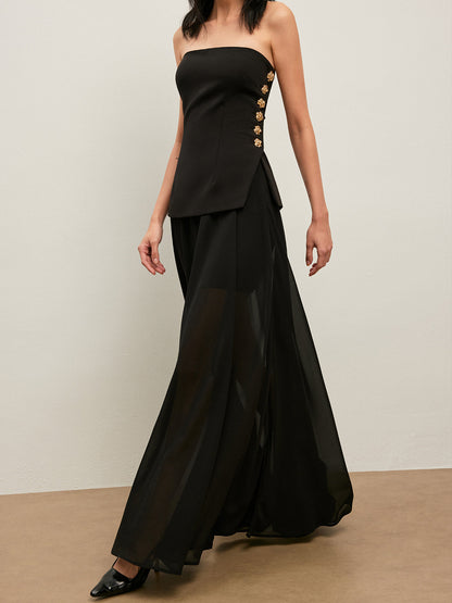 Lightweight Flowy Chiffon Skirt