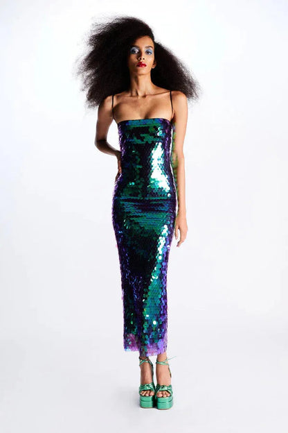 Glittering Party Dress for Women - Pexav