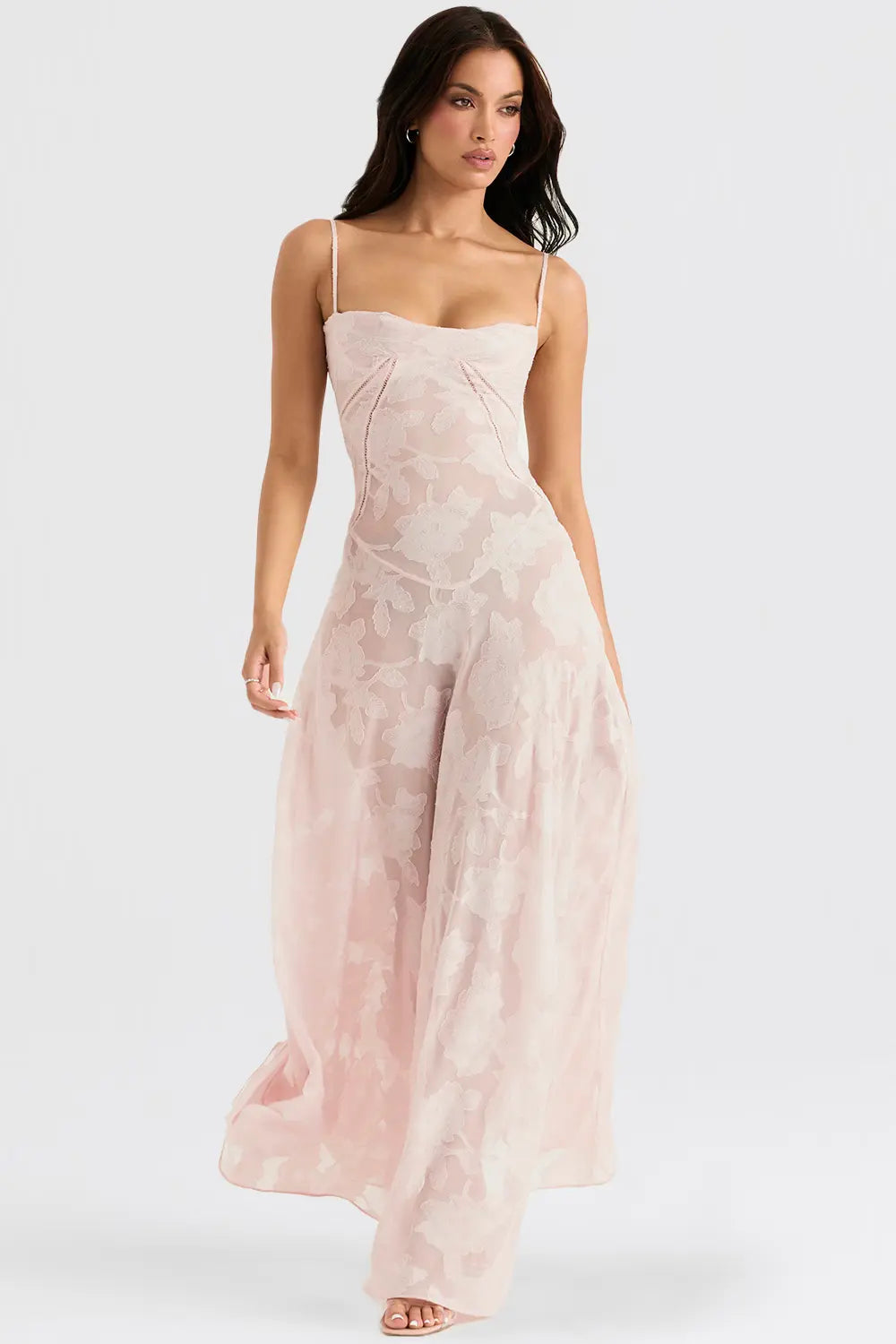 Flowy Sundress with Open Back and Adjustable Shoulder Straps