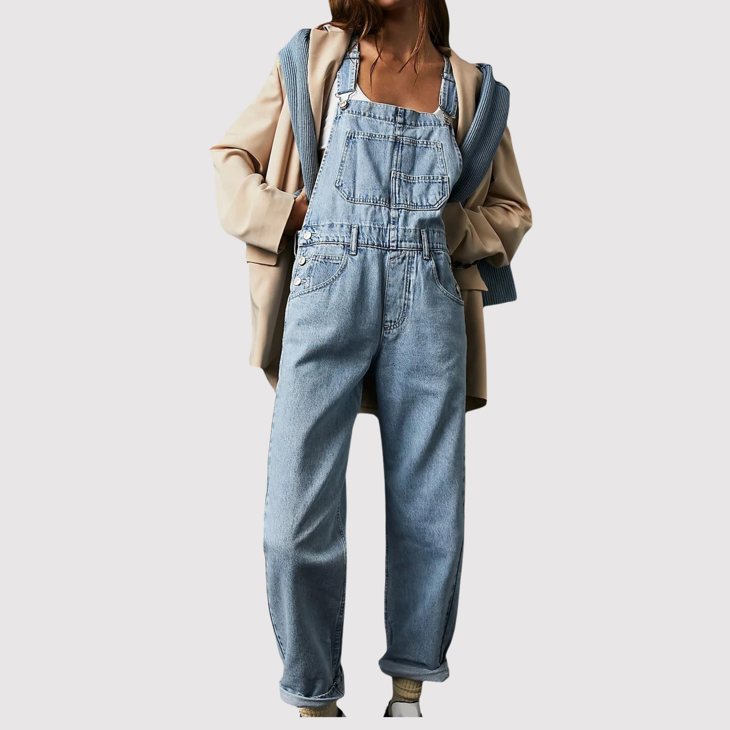 Casual Blue Jumpsuit for Daily Wear