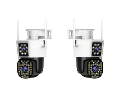 Set of 2 Security Cameras with Dual Lens – DualGuard Max 2-Pack-Nora Luxe