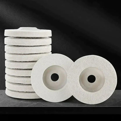 Set of 3 Wool Polishing Discs – Polistra-Nora Luxe