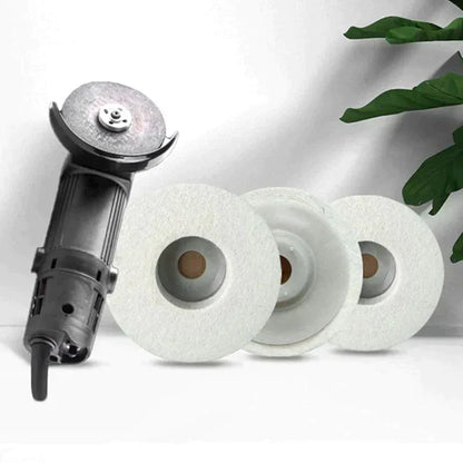 Premium 3 Pack Wool Buffing Pads - Pexav